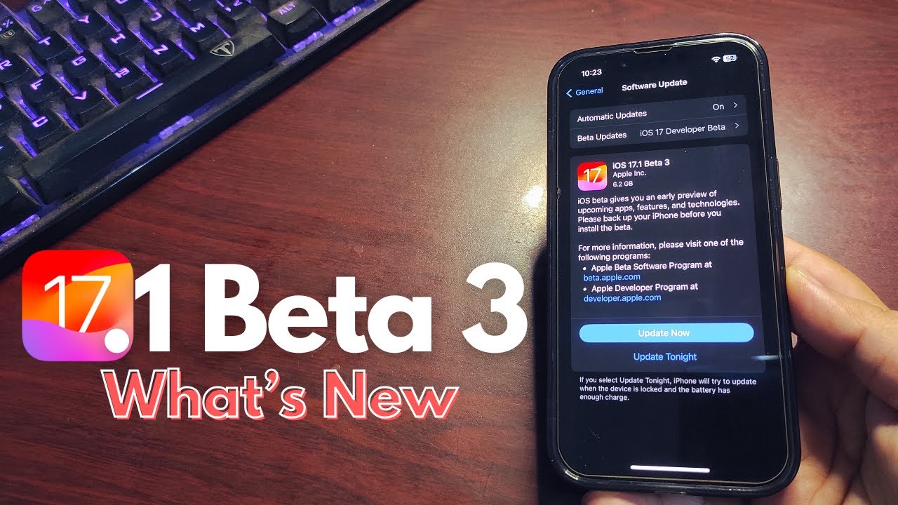 IOS 17.1 Beta 3 Is Out | The IOS Guy - YouTube