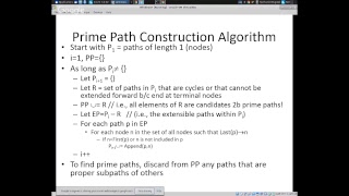 Prime Path Testing