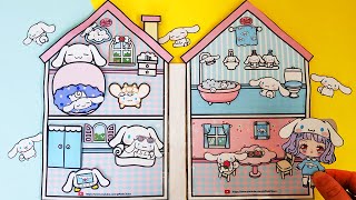 시나모롤의 집 스퀴시북 만들기!  Cinnamoroll house Quiet Book