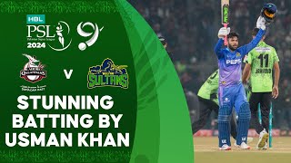 Stunning Batting By Usman Khan | Lahore Qalandars vs Multan Sultans | Match 14 | HBL PSL 9 | M1Z2U