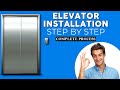 Elevator installation Process Step By Step || [ Fast Elevators Services ]