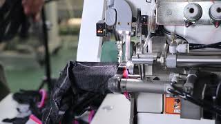 China Zoyer ZY987DA-QST Automatic merrow overlock sewing machine for glove