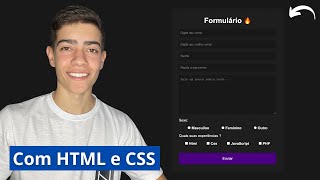 Super FORMULÁRIO com HTML e CSS