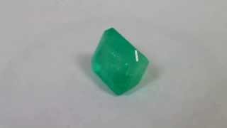 Medium green Natural emerald gemstone 1.28cts