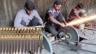Amazing Handmade SCISSORS Making | Scissors Mass Production Process - Korean Scissor Technician .
