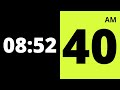 FullScreen Responsive Digital Clock Design Using Html CSS & Vanilla Javascript