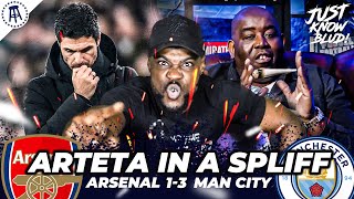 ARTETA IN A SPLIFF, ASSNA ARE NO LONGER TOP OF THE LEAGUE🤩| Arsenal 1-3 Man City EXPRESSIONS REACTS