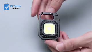 Mini linterna led multifuncional