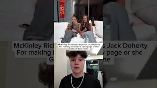 McKinley finally exposes Jack Doherty #jackdoherty #mckinleyrichardson 