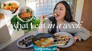 *realistic* what i in a week ft. healthy and happy recipes
