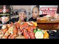 BLOVESLIFE NEW MILD SMACKALICIOUS SAUCE 12 LOBSTER TAILS MUKBANG COLLAB WITH RHONDAS RED SAUCE