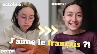 SE RÉCONCILIER AVEC UNE MATIÈRE EN PRÉPA - mon histoire avec le français - prépa littéraire