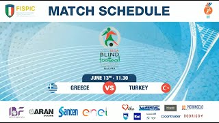 Greece vs Turkey – Game 14 of the 2022 IBSA Blind Football Men's European Championship