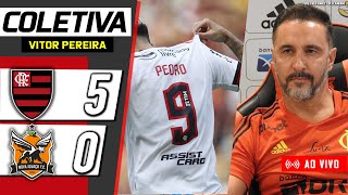 Gols e Melhores Momentos de Flamengo 5x0 Nova Iguaçu - Coletiva do Vitor Pereira AO VIVO
