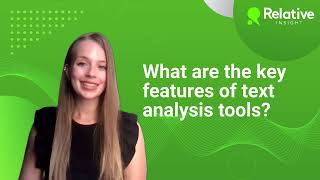 What are text analysis tools?