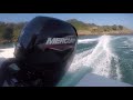 mercury 150 fourstroke powering quicksilver 675 weekend