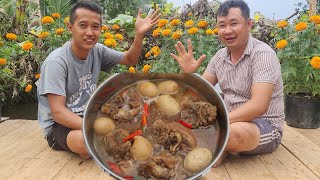 Giò Heo kho tàu. Món ngon truyền thống ngày Tết - Bin Đen Miền Tây #86