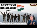 KNOW YOUR INDIAN ARMY (PART-II) I I LT COL GANESH BABU ex-GTO 21 SSB & 11SSB