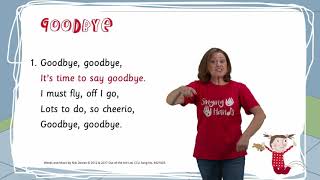 Goodbye - Makaton Signing with Singing Hands and Out of the Ark Music