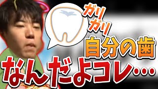 はんじょうの食事中に自分の歯も食べてたエピソード２連発【2023/03/13】