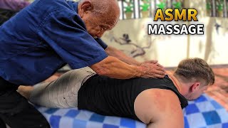 ASMR: Street-Side FULL-BODY Deep Tissue Massage in China