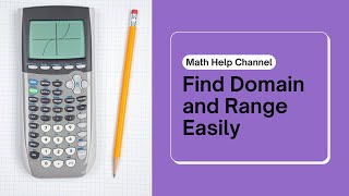 Instantly Find Domain & Range—Graphic Calculator Trick! 🚀"