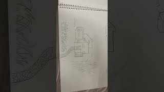 Modern house 1point perspective (from circle line art school)!!!!