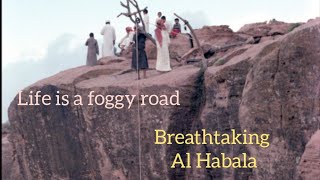 Breathtaking Al Habala l A foggy road in a Village