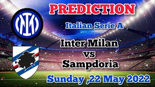 Inter Milan vs Sampdoria Prediction & Match Preview Italian Serie A