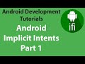 (#9) Understanding Android Implicit Intents