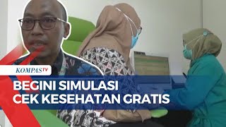 Antusias Warga Ikut Simulasi Pemeriksaan Kesehatan Gratis di Puskesmas Madiun