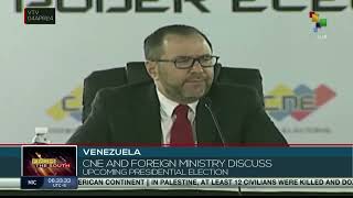 Venezuelan CNE informs Foreign Ministry about the electoral process