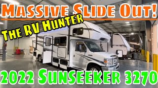 Bunk Model Class-C with a MASSIVE SLIDE! 2022 Sunseeker Classic 3270s RV Tour by The RV Hunter