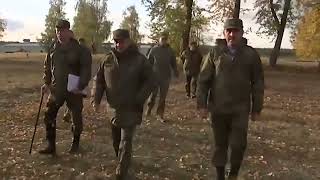 Министр обороны РФ генерал армии Сергей Шойгу проверил ход подготовки граждан, призванных из запаса