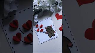 DIY teddy card| Teddy day gift idea| Cute gift idea #shorts #trending #teddy#viralvideo#love #foryou