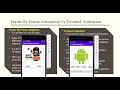 Difference Between Frame By Frame Animation Vs Twinned Animation - Android