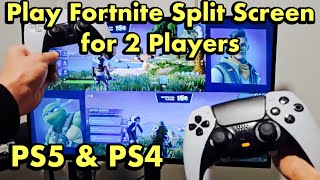 PS5/PS4: How to Play Fortnite with Spit Screen for 2 Players