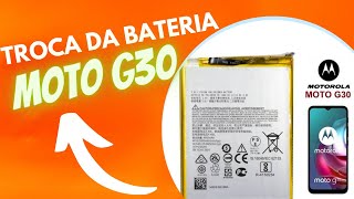 Como trocar a bateria do Moto G30 ( COMPLETO)