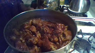 Stovetop BBQ chicken #cooking