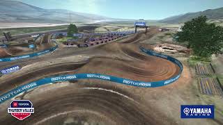 Yamaha Animated Track Map - Thunder Valley National 2024