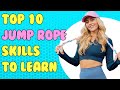 THE 10 COOLEST JUMP ROPE TRICKS TO LEARN THIS YEAR - anyone can learn these!!