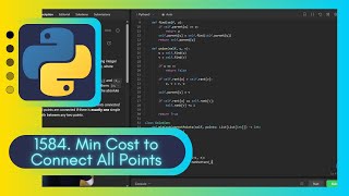 Kruskal's Algorithm + Union-Find & MST LeetCode 1584. Min Cost to Connect All Points