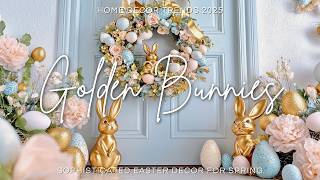 Golden Bunnies \u0026 Gilded Blooms: Sophisticated Easter Decor for Spring