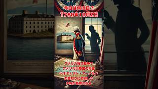 今日は何の日？ 1780年10月2日アメリカ独立戦争でアメリカ大陸軍の将軍ベネディクト・アーノルドの裏切りに加担した少佐が処刑される　　　　#歴史  #history  #アメリカ