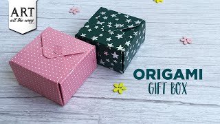 Origami Gift Box | DIY Gift Box  | Handmade Gift Box | Origami Crafts | Easy Crafts | Gift box Ideas