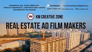 Cinematic real estate drone video footage | ad film maker in hyderabad | km creative zone