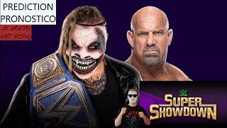 GOLDBERG VS THE FIEND BRAY WYATT WWE SUPER SHOWDOWN 2020 PREDICTION GAMEPLAY