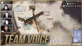 Jump on that light pole! Listen to some brilliant PUBG Strategies 🎧 | Team Voice EP 2