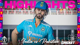 India vs Pakistan - World Cup 2023 Cricket 22 Stream Highlights