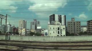 山陽新幹線車窓　〜博多駅